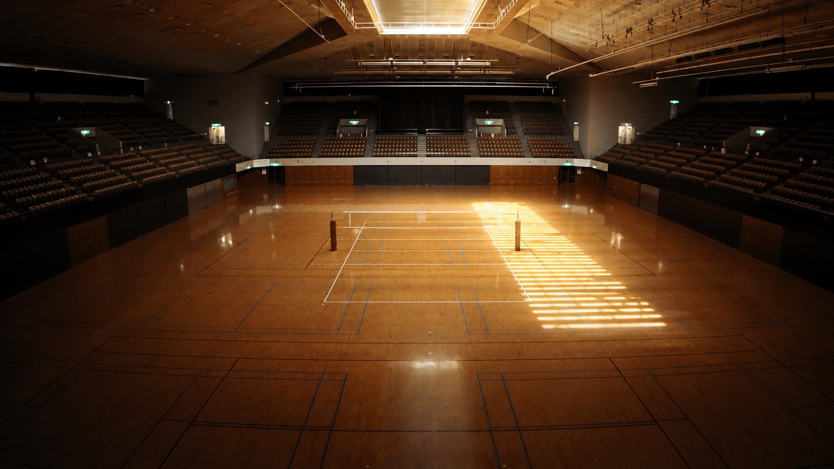 Japanese volleyball gymnasium
